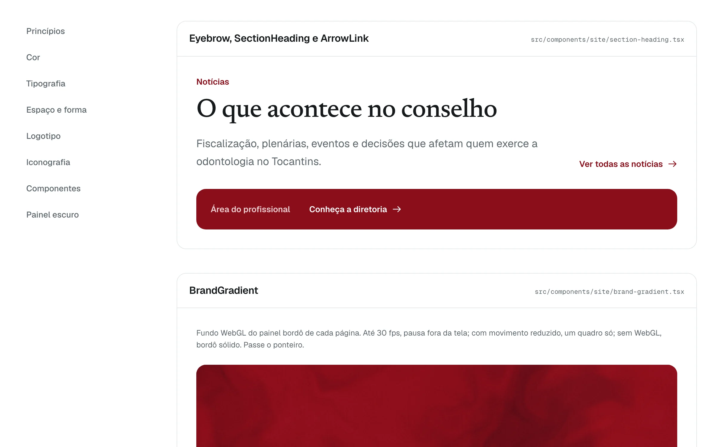 Section heading and the bordô call to action