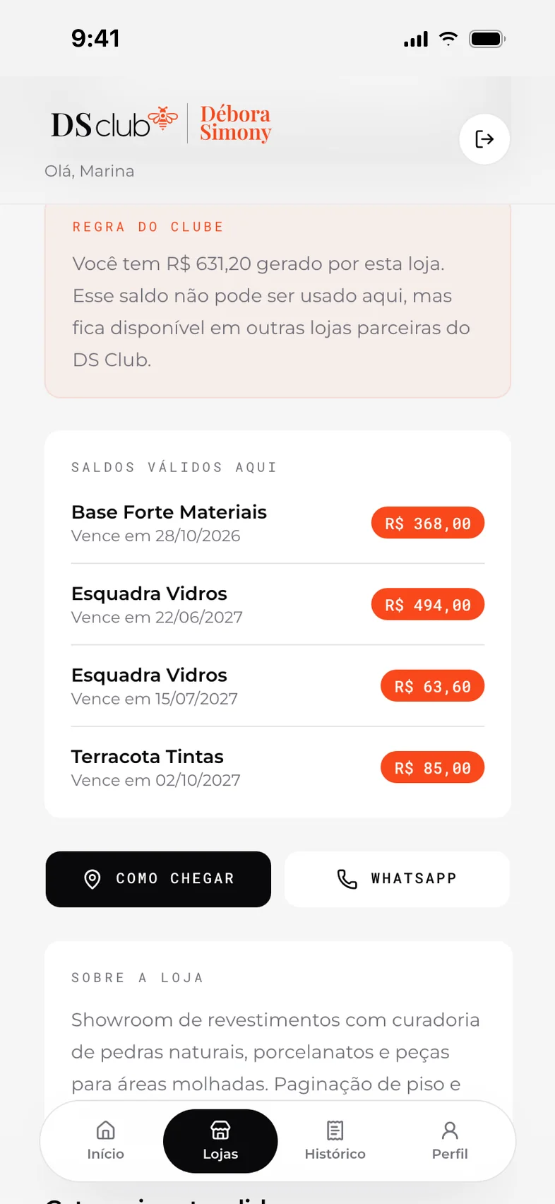 The club’s rule on a store page, on a phone