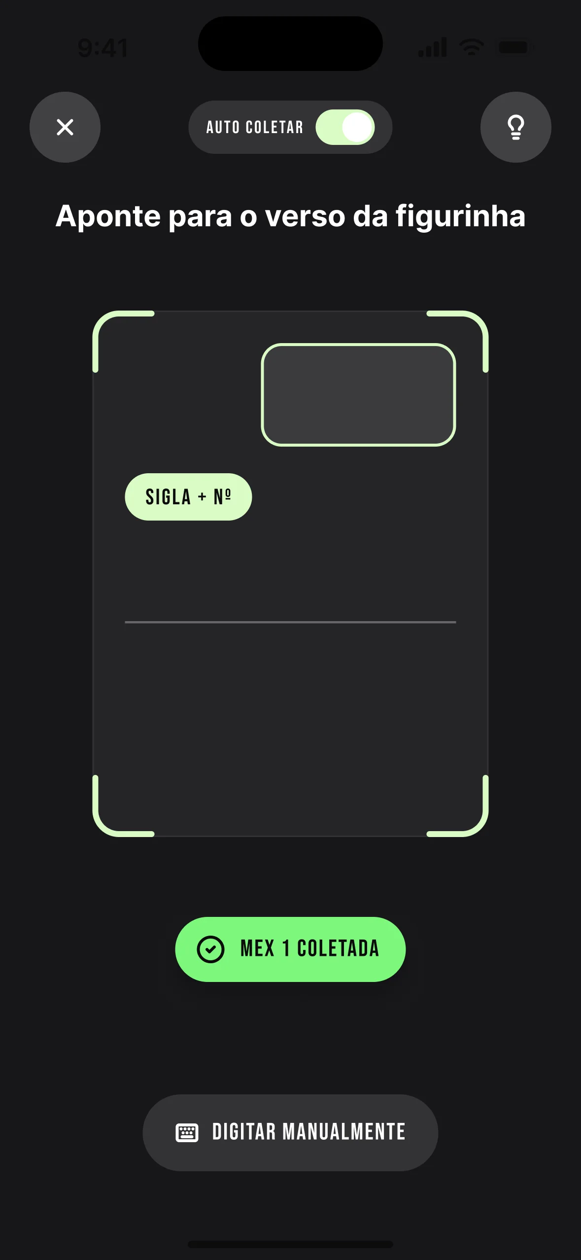 Scanning the back of a sticker